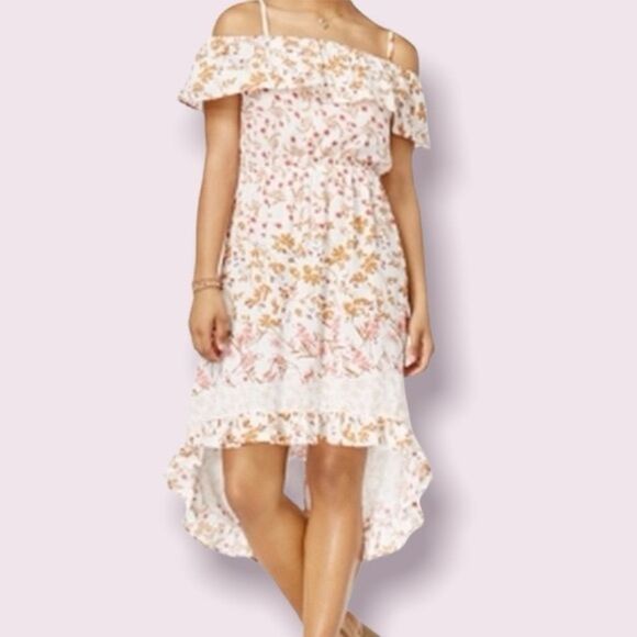 AMERICAN‎ RAG- HIGH/LOW FLORAL DRESS NWT XL - Picture 1 of 5